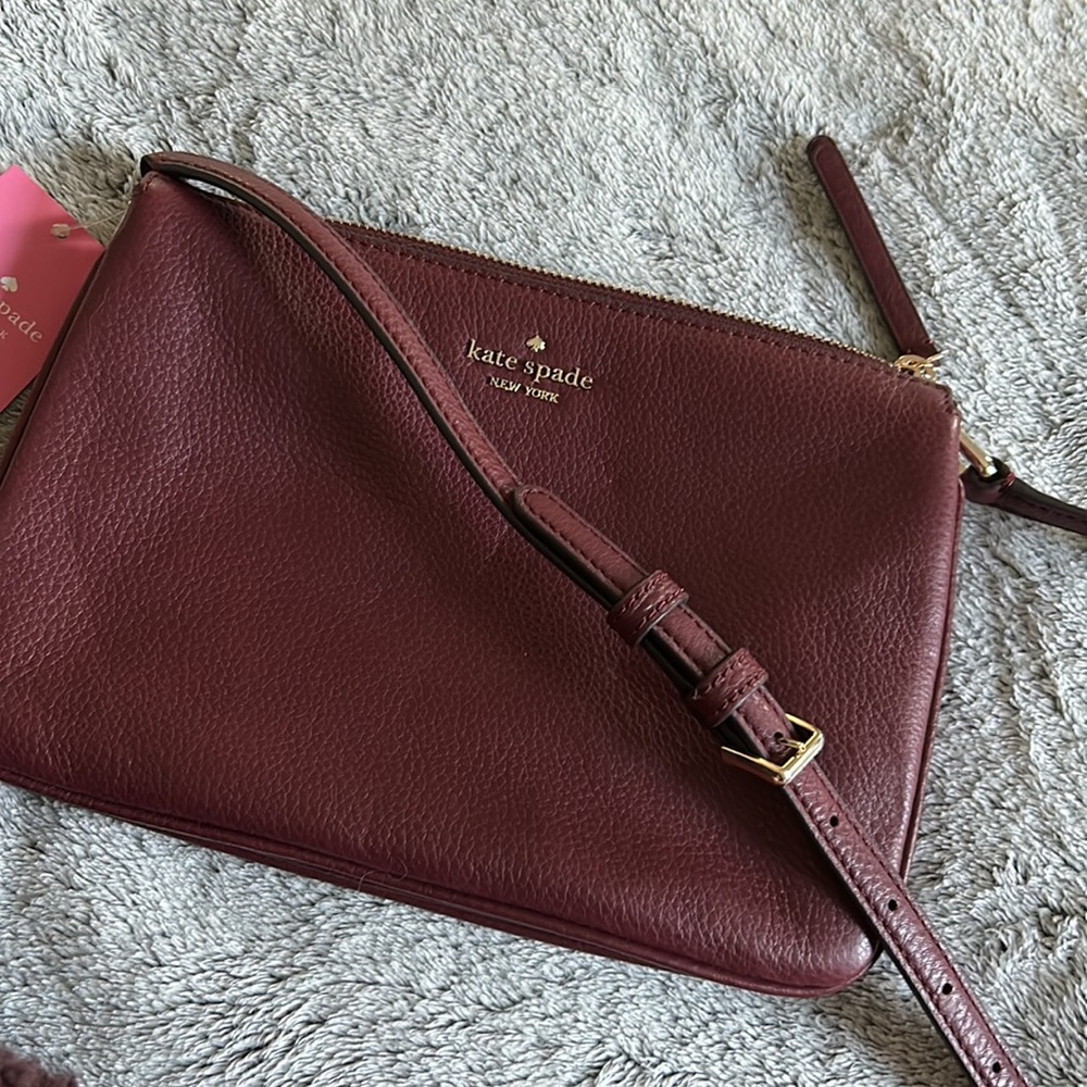 NWT Kate Spade Jackson Triple Gusset Crossbody